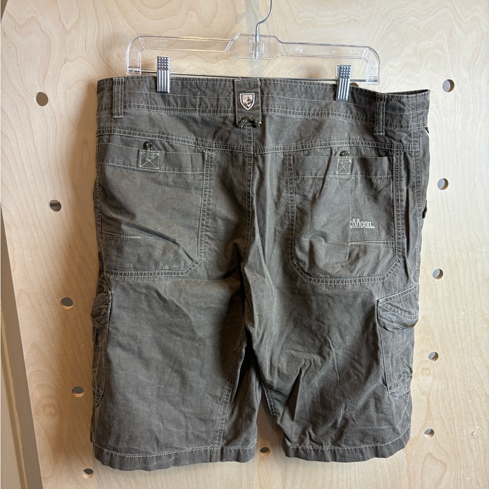 Kuhl Cargo Shorts Mens 36 Vintage Patina Dye Utility - Picture 5 of 8
